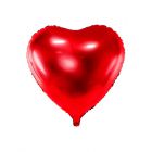 folieballon rood hart 61cm