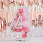 Ballon Mozaïek Frame Cijfer 4