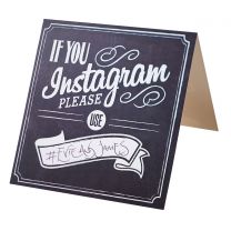 Instagram tafel kaarten