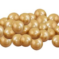 goud chrome ballonnen 12,5 cm Gingerray