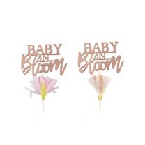 Baby in bloom cupcake topper Ginger Ray