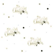 Merry Christmas gouden confetti