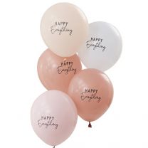 Ballonnen set Happy Everything Ginger Ray pastels