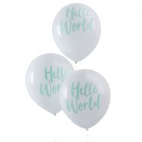 Hello World Ballonnen 5 st.