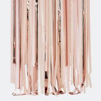 Backdrop Streamers roze peach rose goud Mit it up Ginger Ray