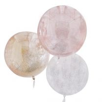 Orb glitter confetti ballonnen Metallic Mix