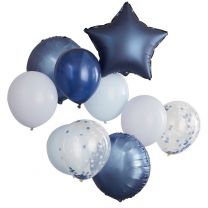 Ballonnenmix Blauw Navy