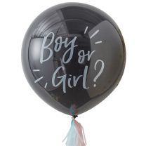 Gender reveal mega ballon Boy or Girl? Ginger Ray