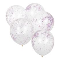 Roze Glitter Ballonnen Pamper Party