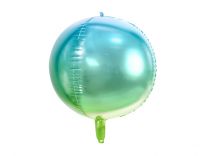 Orbz ronde folie ballon mint groen 40 cm