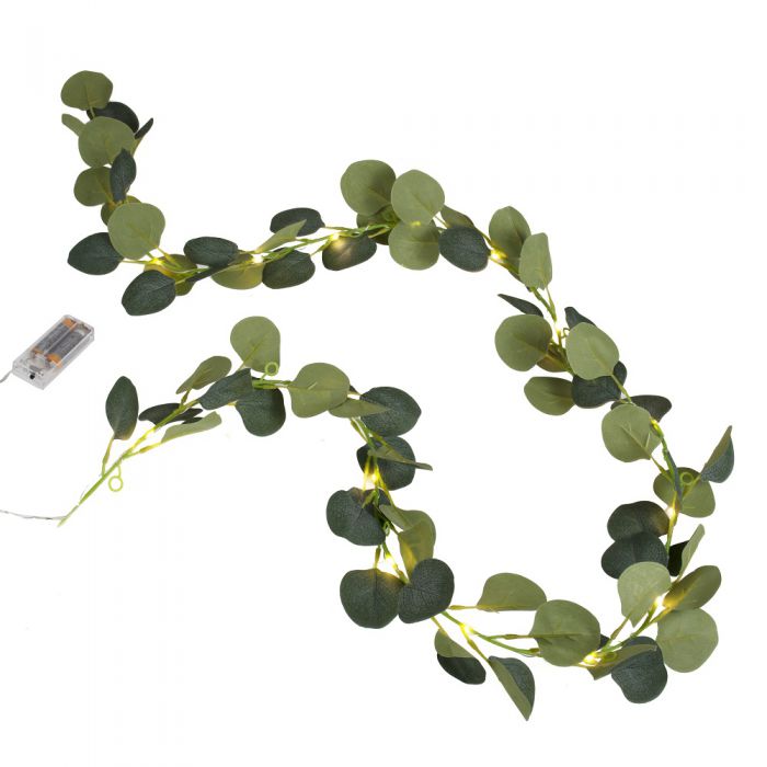 weerstand bieden Dwingend paars Eucalyptus Slinger met lampjes | Sweet Food Styling