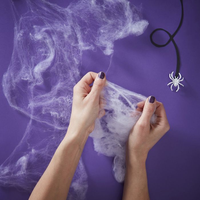 Uitrekbaar Nep Spinnenweb Creep it real | Styling