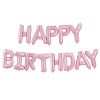 Happy Birthday ballonnen slinger roze