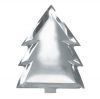 Zilveren Kerstboom bordjes